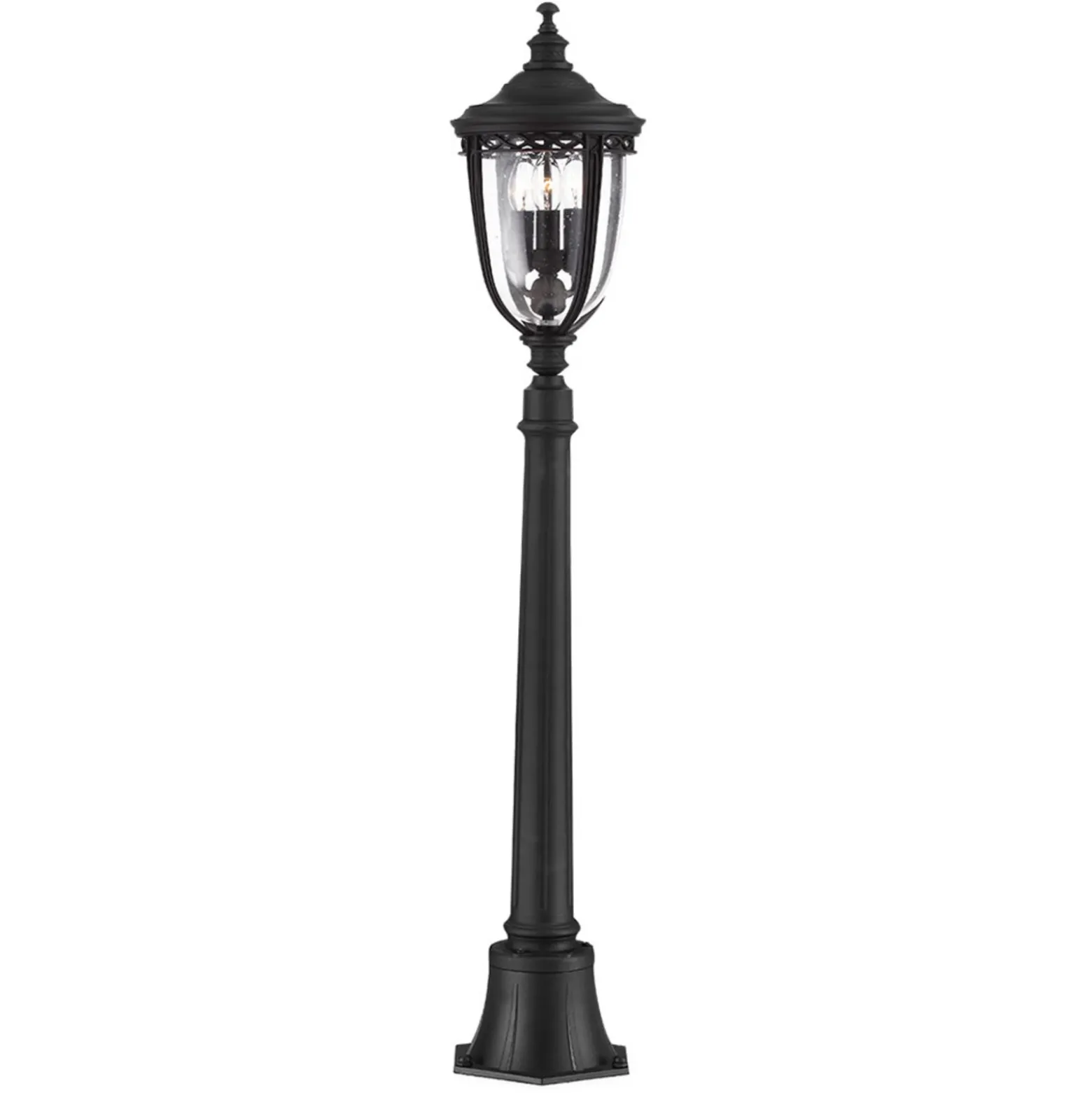 Bolardo luminoso English Bridle, negro
