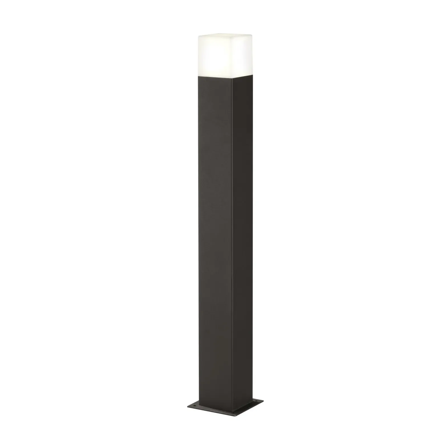 Bolardo luminoso HUDSON, antracita, altura 80 cm, metal, IP44
