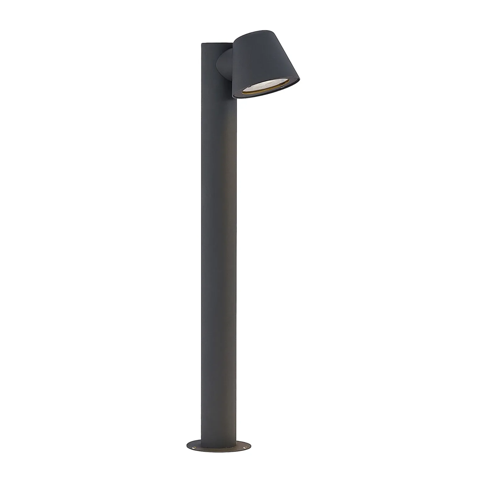 Bolardo luminoso Ileyna de Lindby, antracita, metal, 70 cm