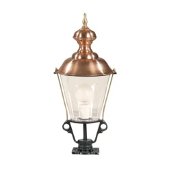 Bolardo luminoso K43, altura 61 cm negro