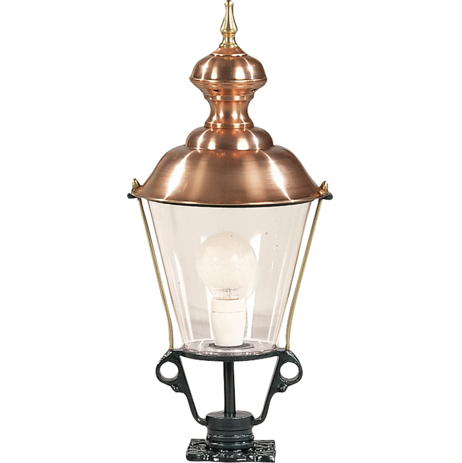 Bolardo luminoso K43, altura 68 cm negro