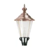 Bolardo luminoso K3b con cubierta de cobre, verde