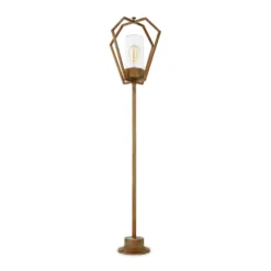Bolardo luminoso 3457 latón antiguo/claro 118 cm
