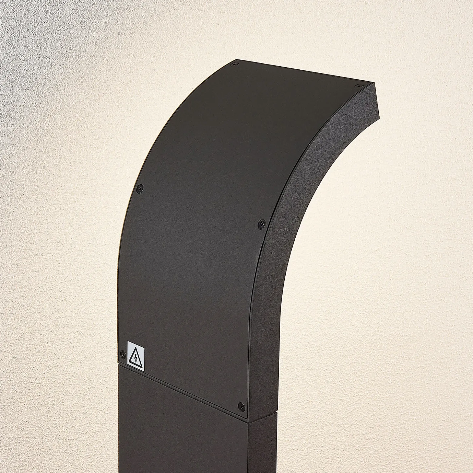 Bolardo luminoso LED Advik de Arcchio, 100 cm, antracita, sensor, IP54