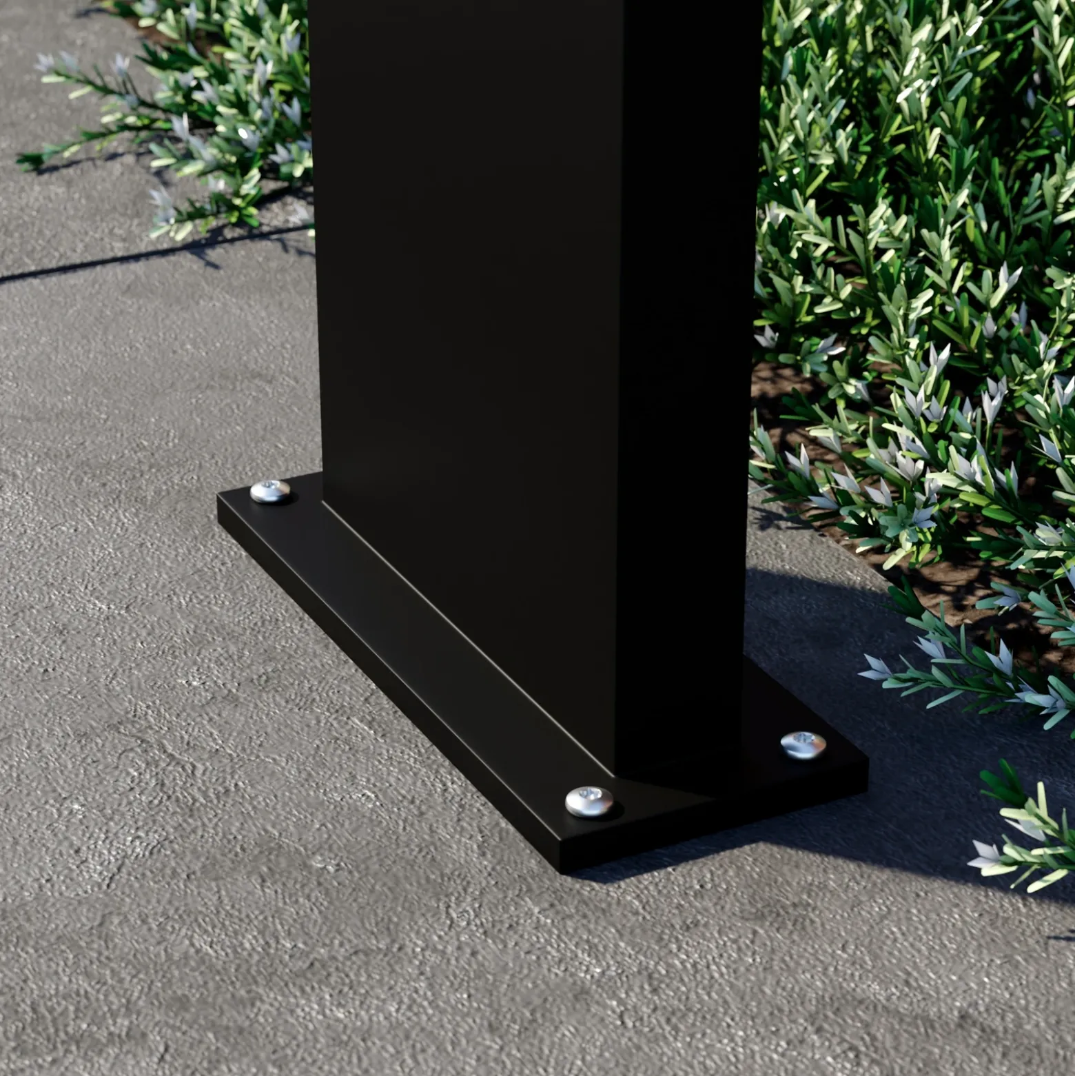 Bolardo luminoso LED Advik de Arcchio, IP65, 60 cm, antracita, metal