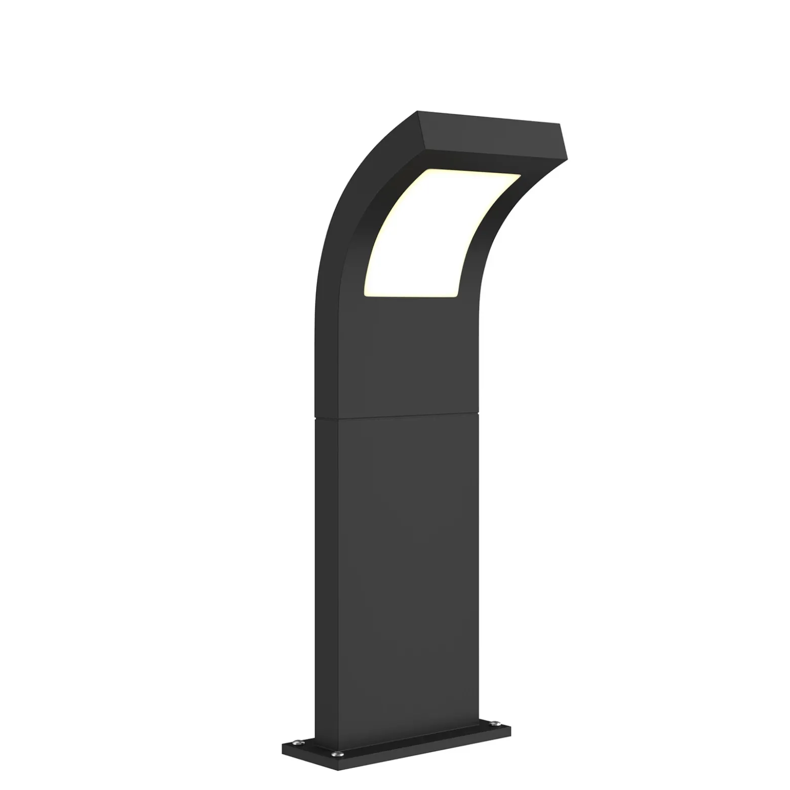 Bolardo luminoso LED Advik de Arcchio, IP65, 60 cm, antracita, metal