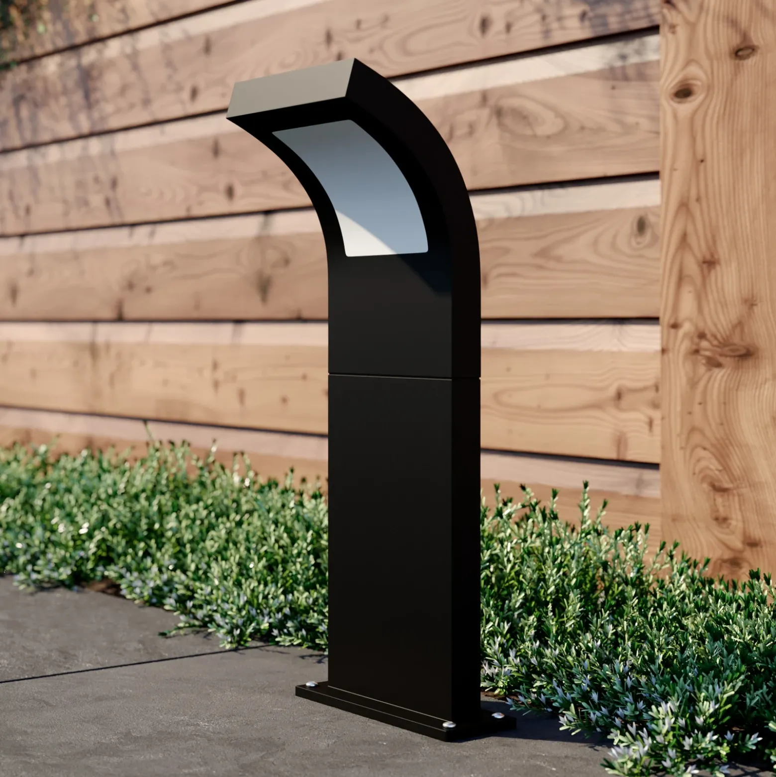 Bolardo luminoso LED Advik de Arcchio, IP65, 60 cm, antracita, metal