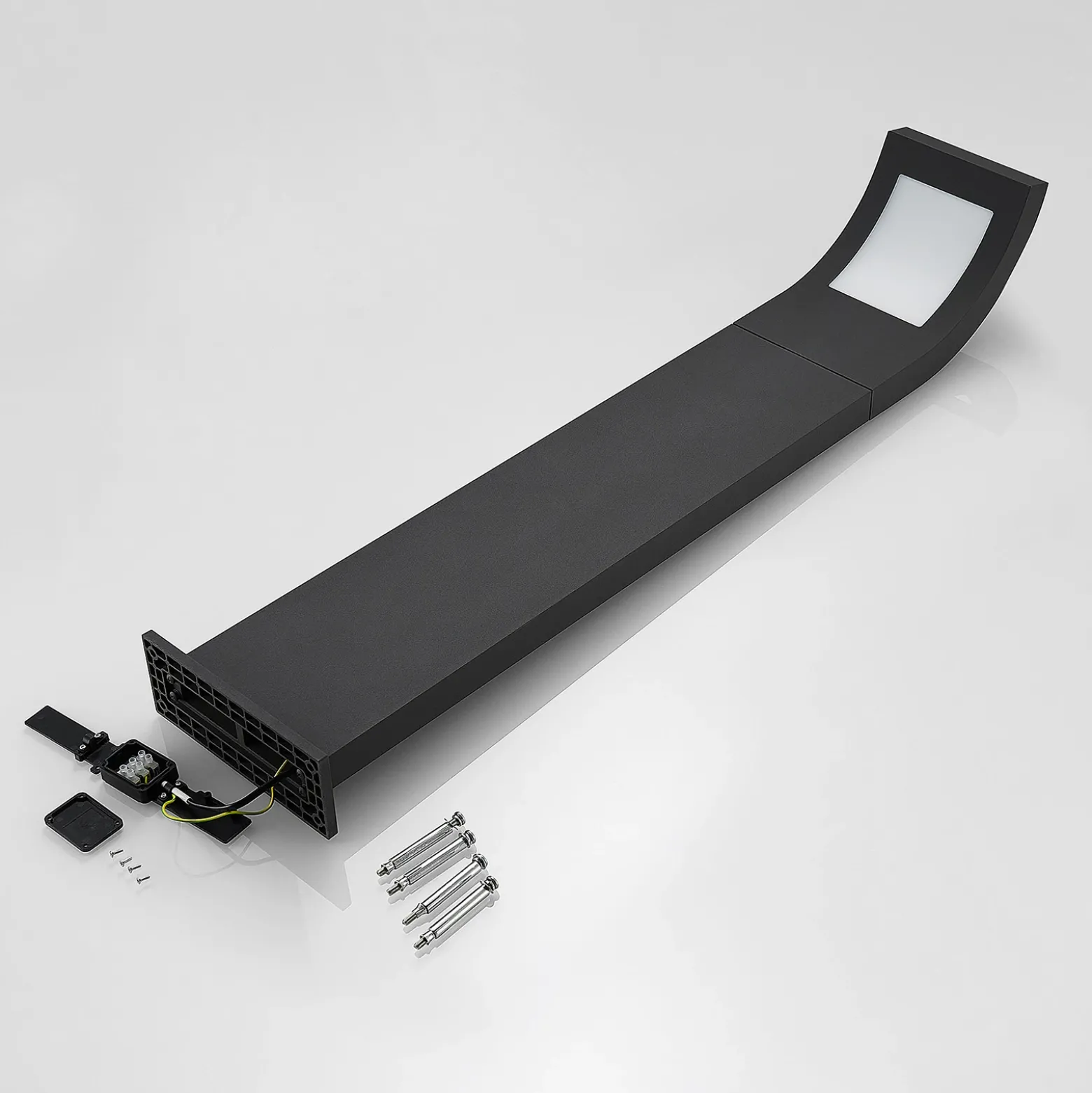 Bolardo luminoso LED Advik de Arcchio, 100 cm, antracita, metal, IP65