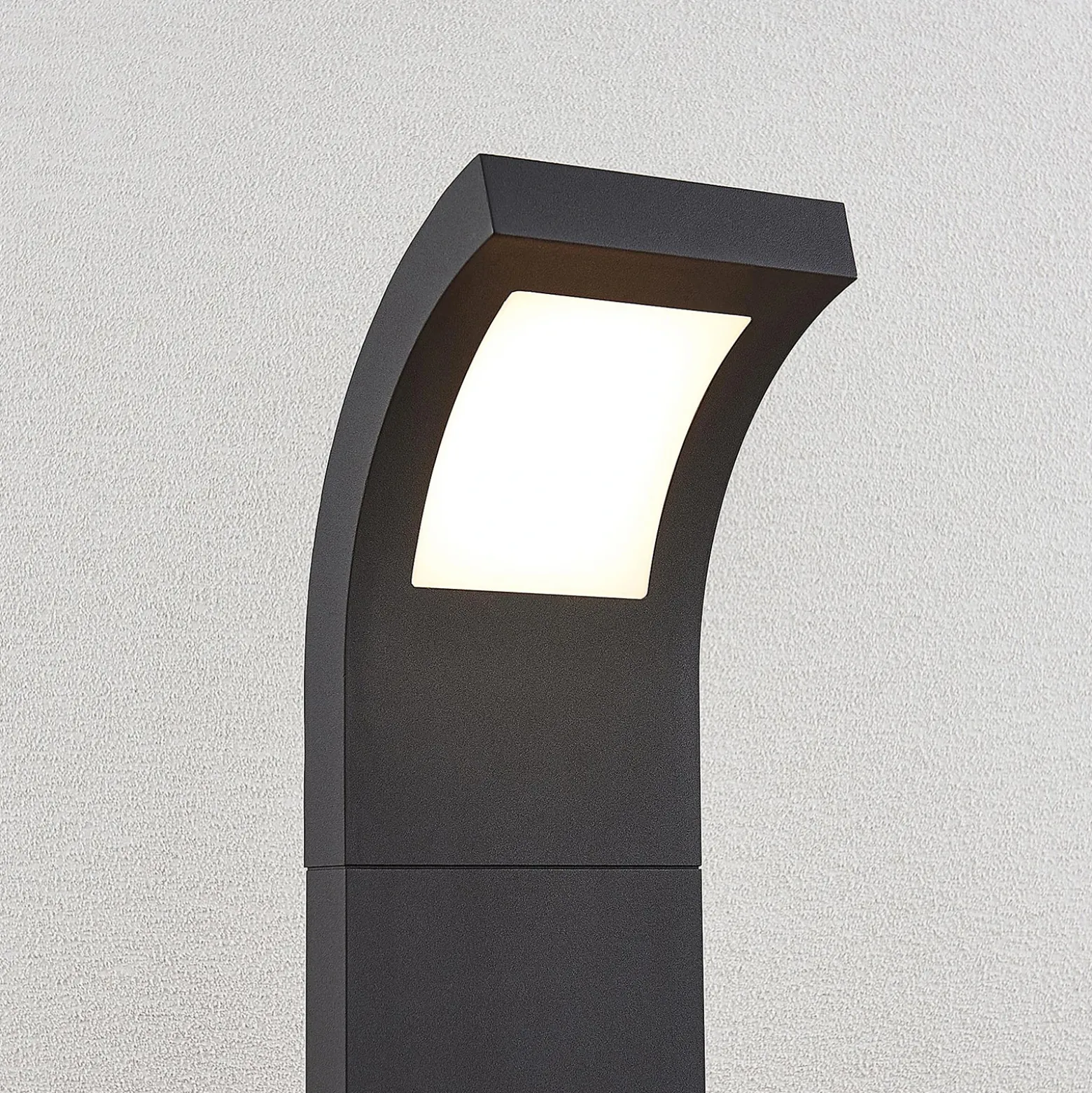 Bolardo luminoso LED Advik de Arcchio, 100 cm, antracita, metal, IP65