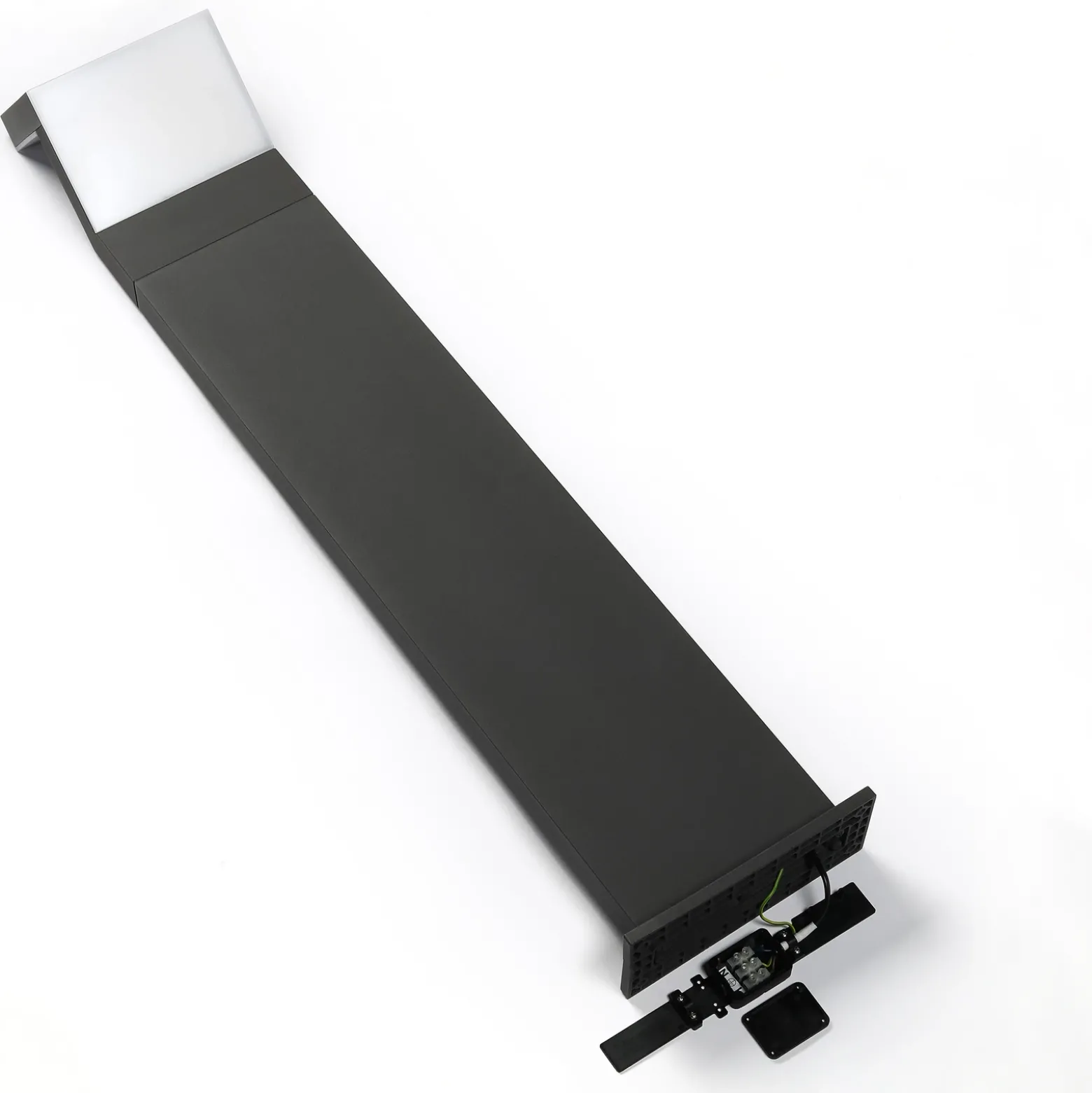 Bolardo luminoso LED Arcchio, antracita, metal, 100 cm