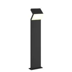Bolardo luminoso LED Arcchio, antracita, metal, 100 cm