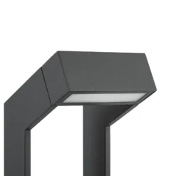 Bolardo luminoso LED Arcchio Kovato, altura 60 cm, gris oscuro, IP65