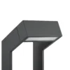 Bolardo luminoso LED Arcchio Kovato, altura 95 cm, gris oscuro, IP65