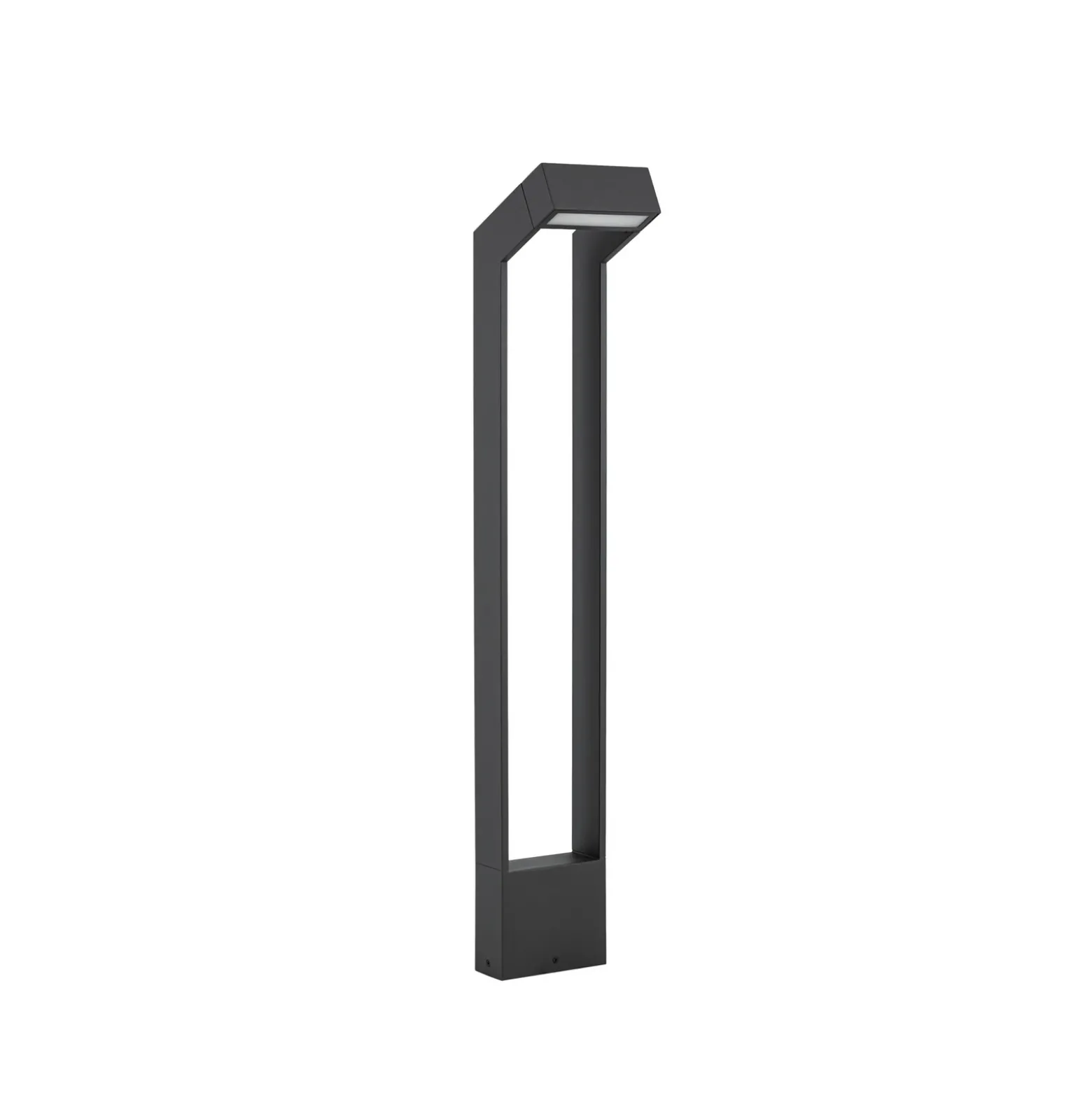 Bolardo luminoso LED Arcchio Kovato, altura 95 cm, gris oscuro, IP65