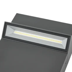 Bolardo luminoso LED Arcchio Vonar, altura 50 cm, color antracita
