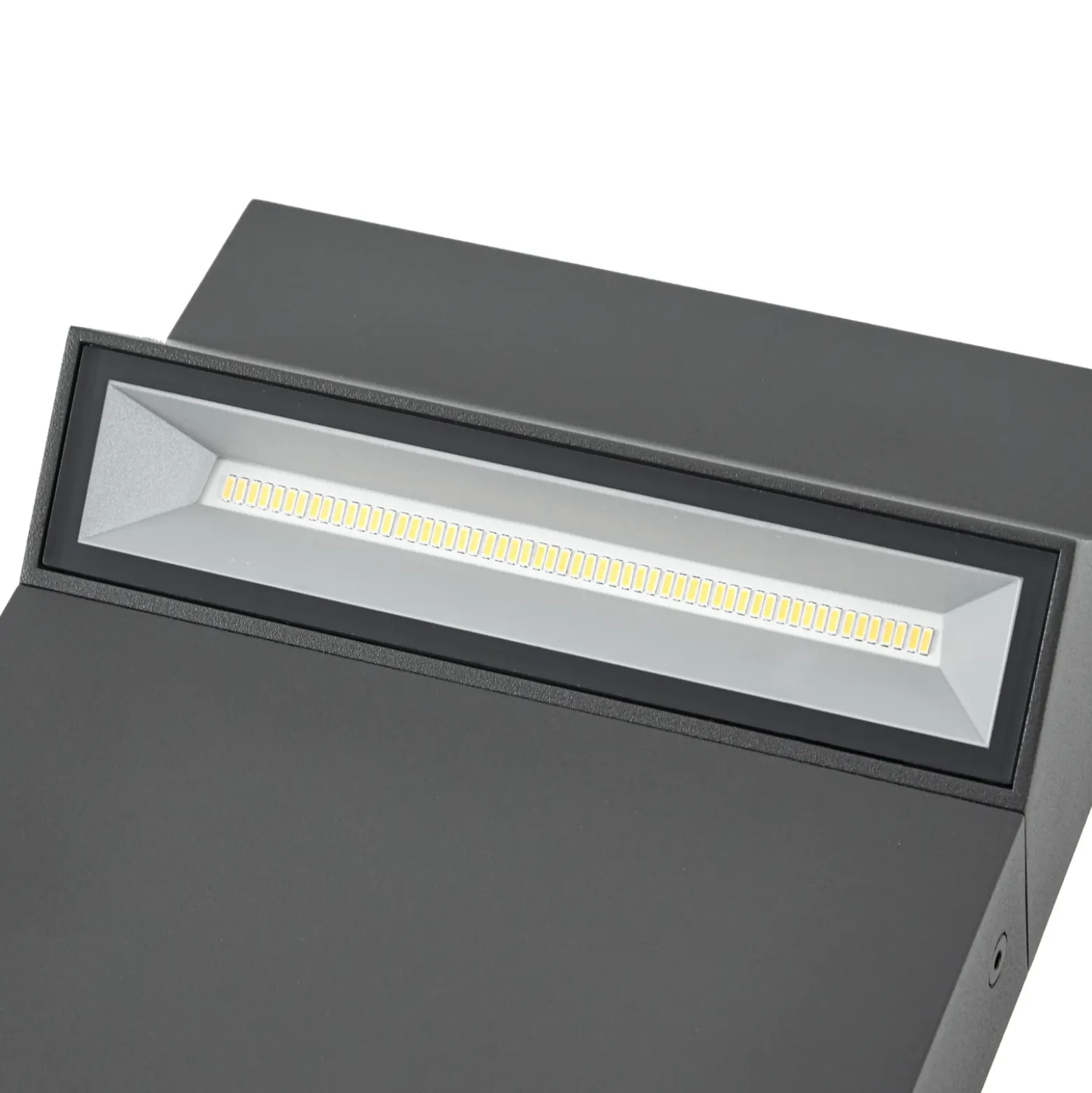 Bolardo luminoso LED Arcchio Vonar, altura 50 cm, color antracita