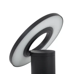 Bolardo luminoso LED Arcchio Tovio, altura 81 cm, sensor, antracita