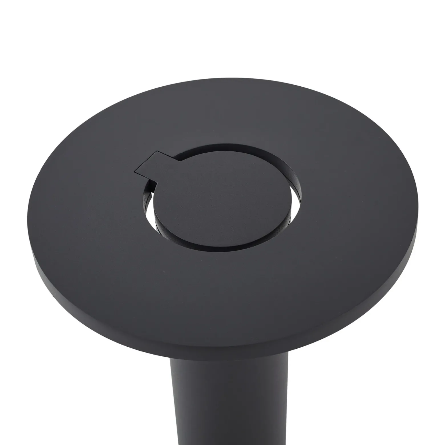 Bolardo luminoso LED Arcchio Tovio, altura 65 cm, antracita