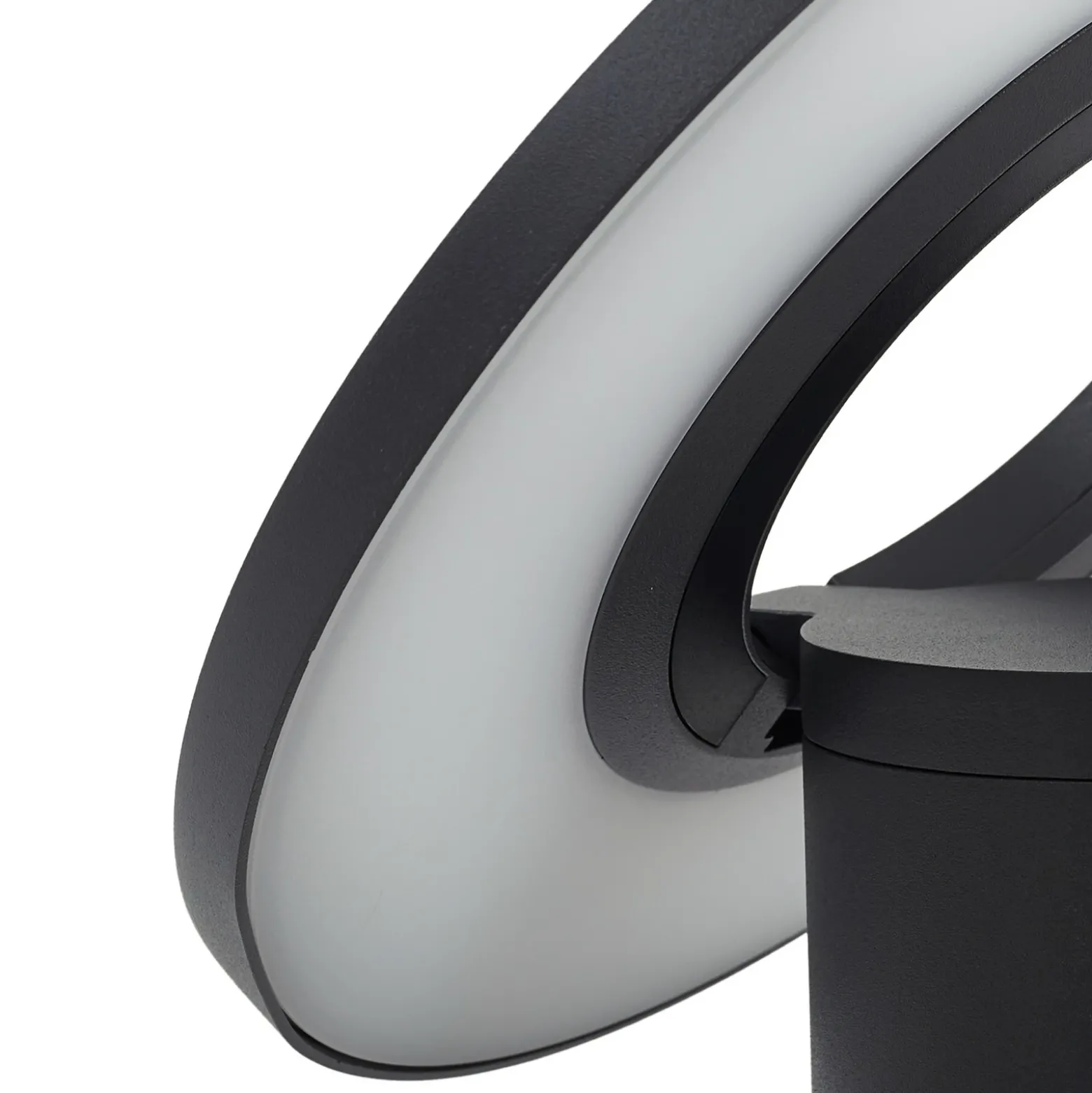 Bolardo luminoso LED Arcchio Tovio, altura 65 cm, antracita