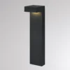 Bolardo luminoso LED ATO, altura 45 cm, DALI, antracita, IP65, metal