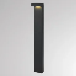 Bolardo luminoso LED ATO, altura 85 cm, encendido/apagado, color antracita,