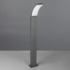 Bolardo luminoso LED Beja, antracita, aluminio, altura 100 cm