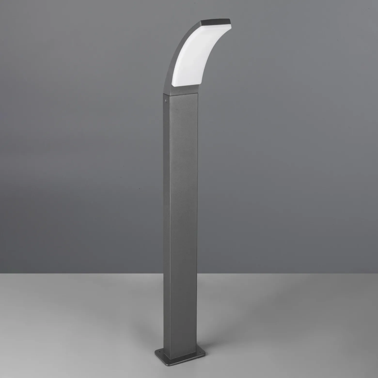 Bolardo luminoso LED Beja, antracita, aluminio, altura 100 cm