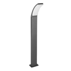 Bolardo luminoso LED Beja, antracita, aluminio, altura 100 cm