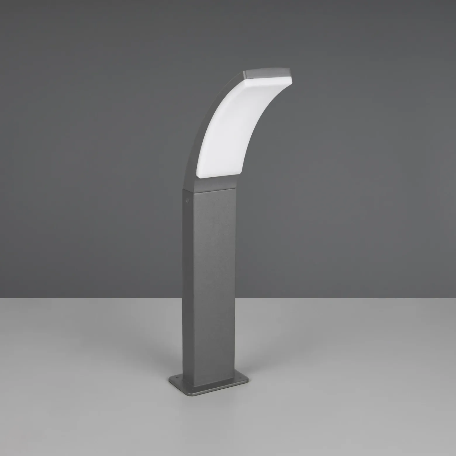 Bolardo luminoso LED Beja, antracita, aluminio, altura 60 cm