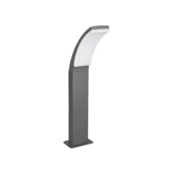 Bolardo luminoso LED Beja, antracita, aluminio, altura 60 cm
