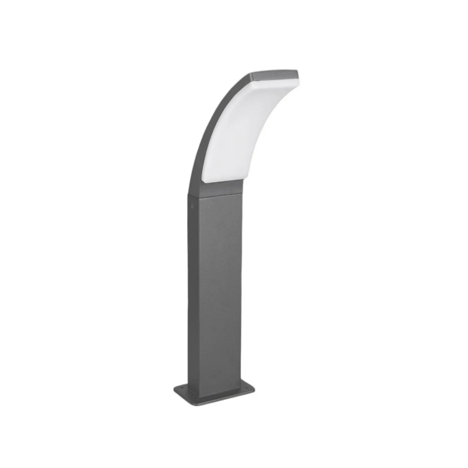 Bolardo luminoso LED Beja, antracita, aluminio, altura 60 cm