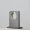 Bolardo luminoso LED BETONE, altura 49 cm, gris, imitación cemento, IP65