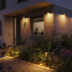 Bolardo luminoso LED Capea de Paulmann, color antracita, altura 50 cm, IP44