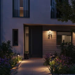 Bolardo luminoso LED Capea de Paulmann, color antracita, altura 50 cm, IP44