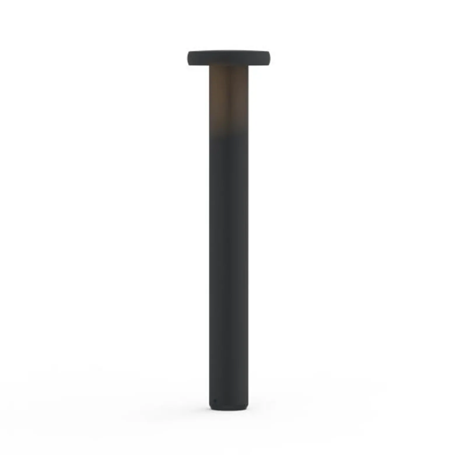 Bolardo luminoso LED CIRC, encendido/apagado, color antracita, altura 82 cm,