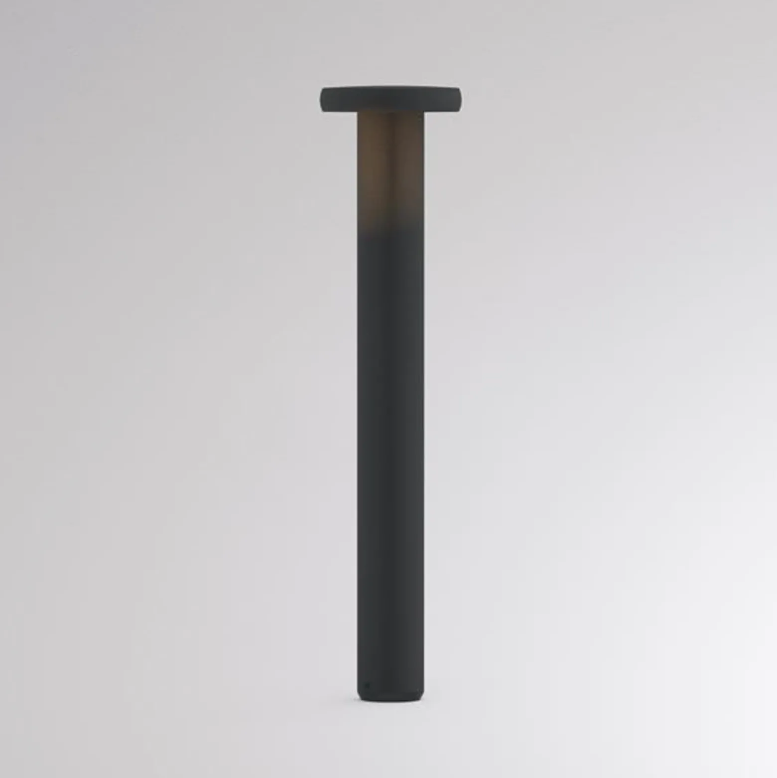Bolardo luminoso LED CIRC, encendido/apagado, color antracita, altura 82 cm,