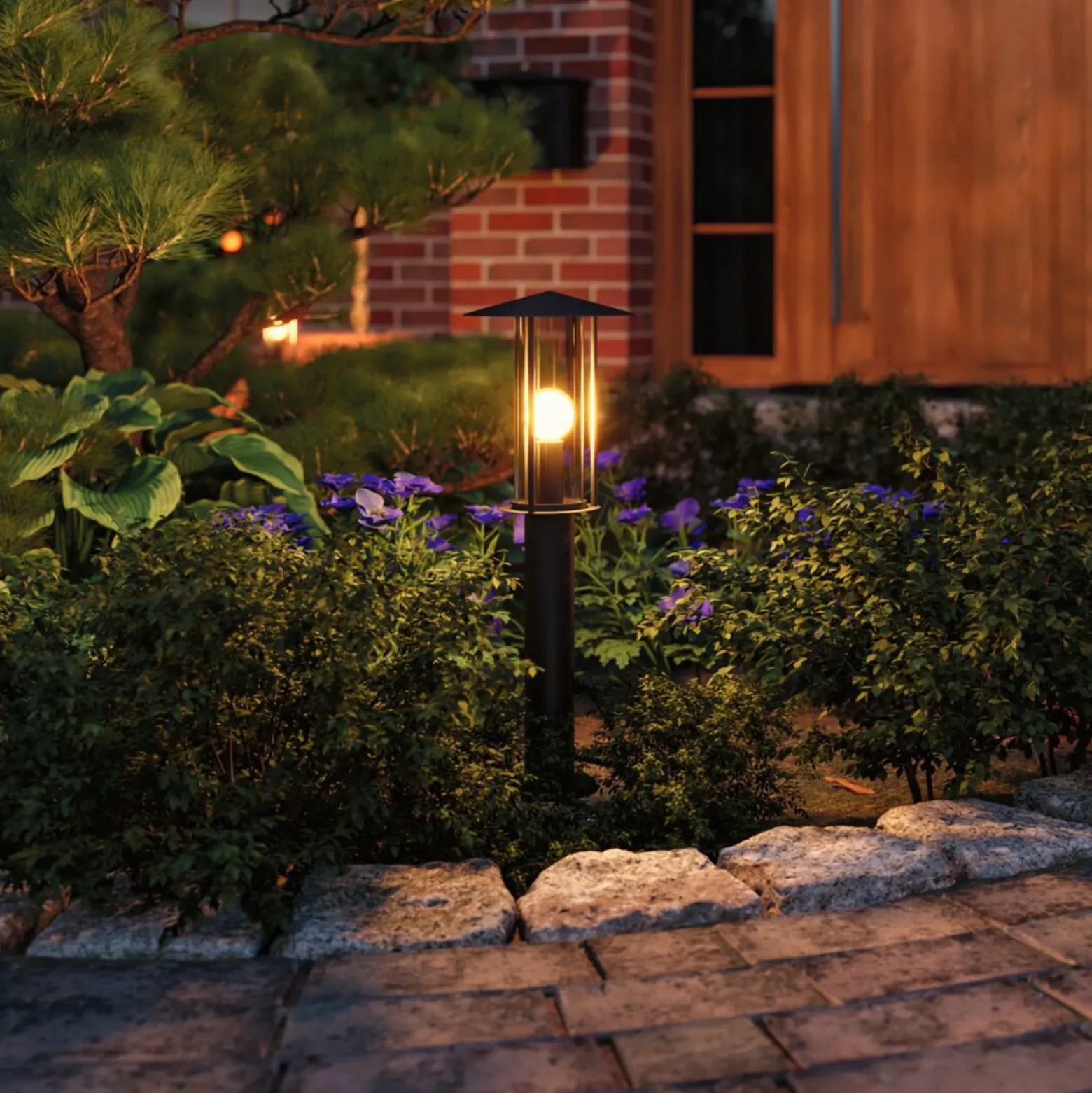Bolardo luminoso LED Classic de Paulmann, altura 50 cm, IP44, 2.200 K