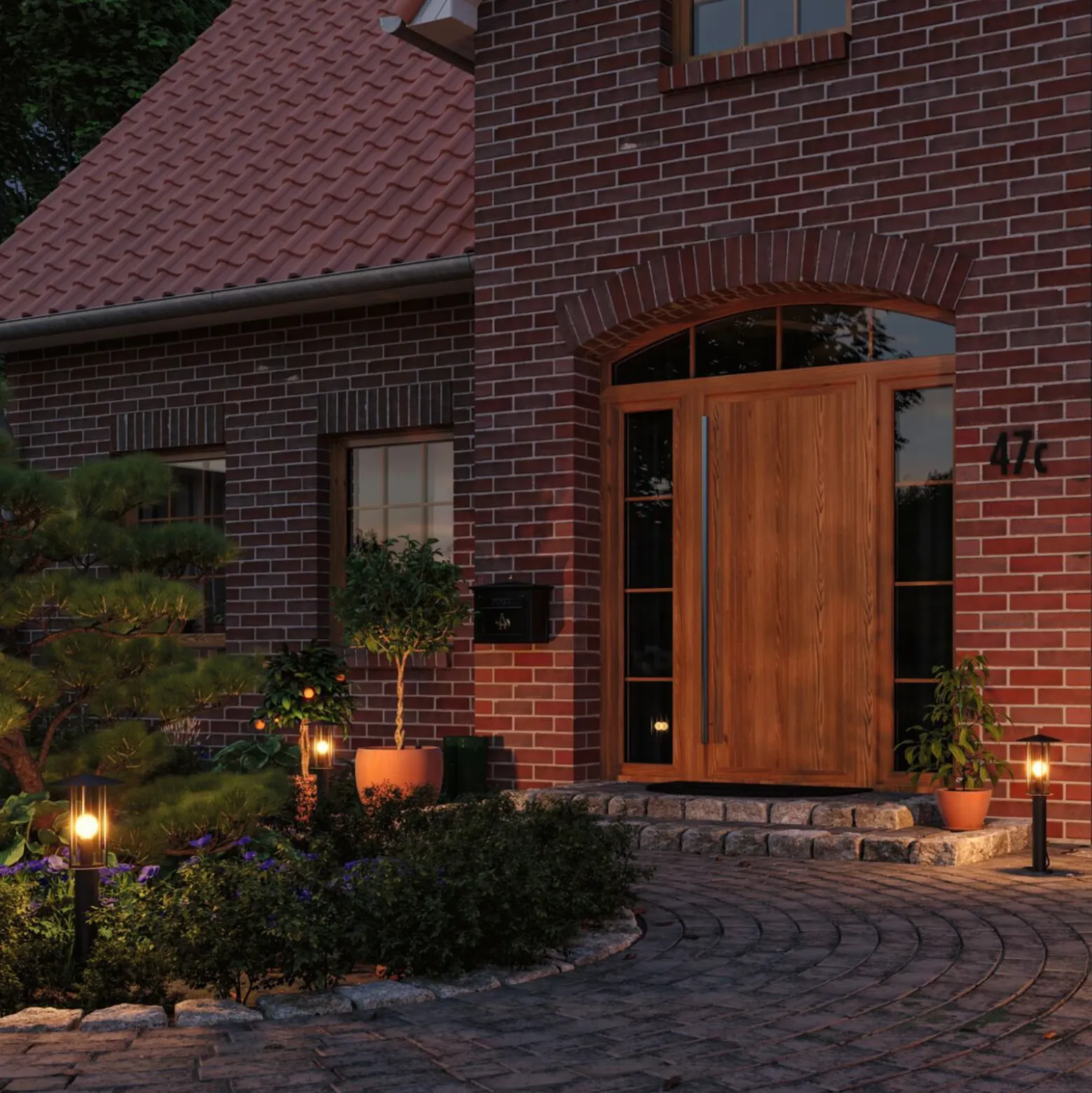 Bolardo luminoso LED Classic de Paulmann, altura 50 cm, IP44, 2.200 K