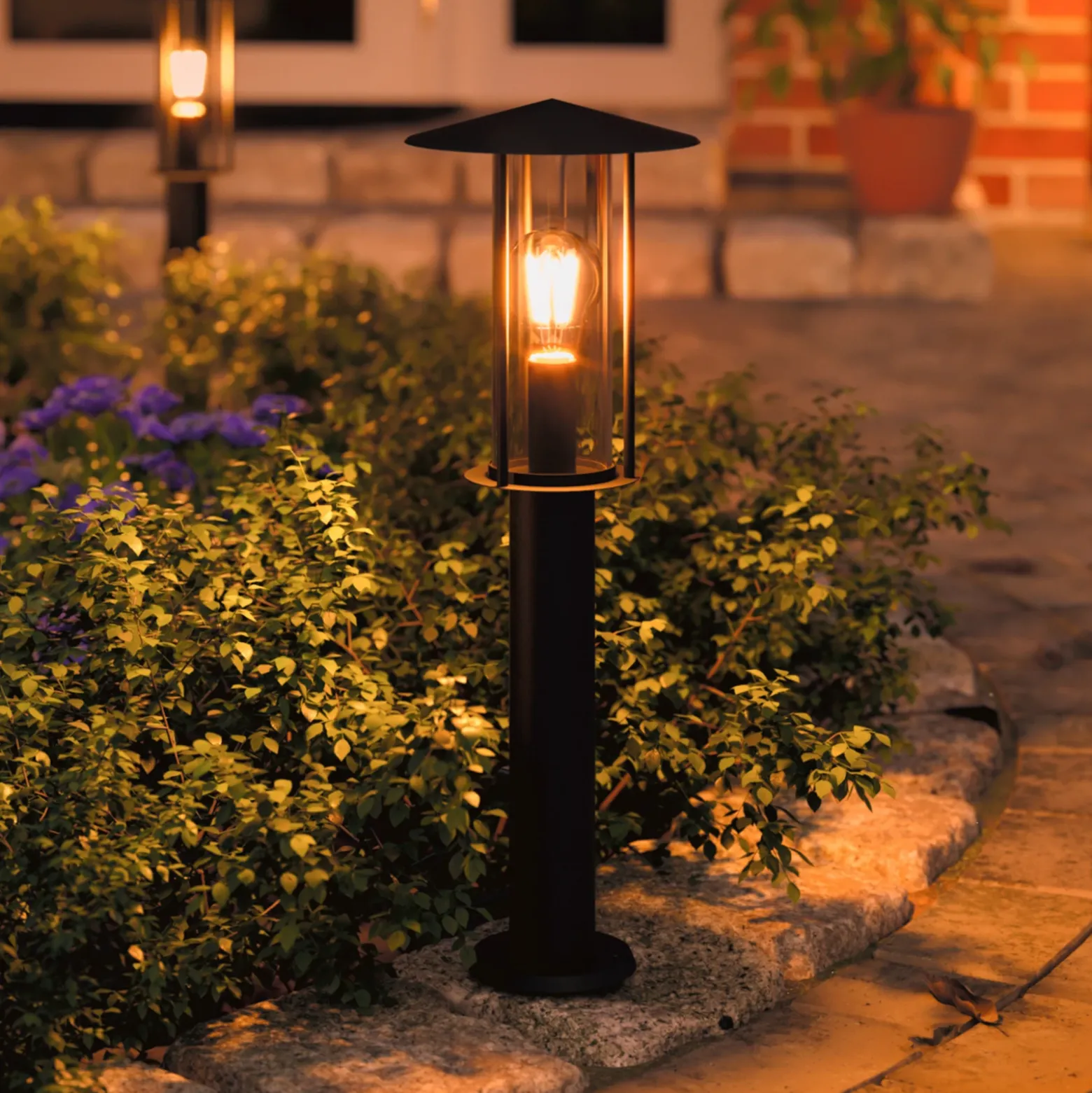 Bolardo luminoso LED Classic de Paulmann, altura 50 cm, IP44, 2.200 K