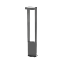 Bolardo luminoso LED CMD 9050, altura 65 cm, antracita, metal, IP65
