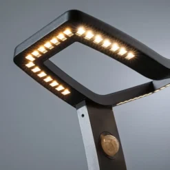 Bolardo luminoso LED con sensor Alara de Paulmann, antracita, 67 cm IP44
