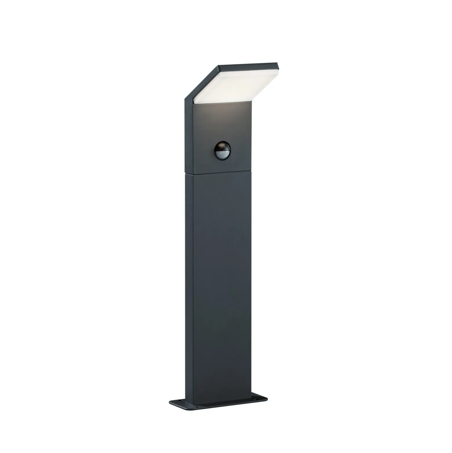 Bolardo luminoso LED con sensor PEARL, altura 50 cm, metal antracita, IP54