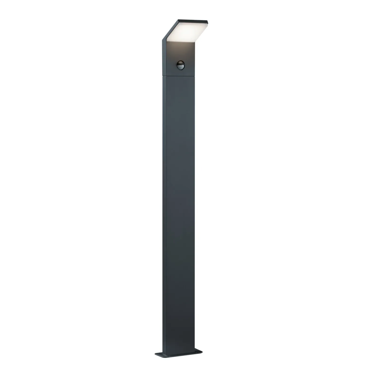Bolardo luminoso LED con sensor PEARL Altura 100 cm Antracita Metal IP54