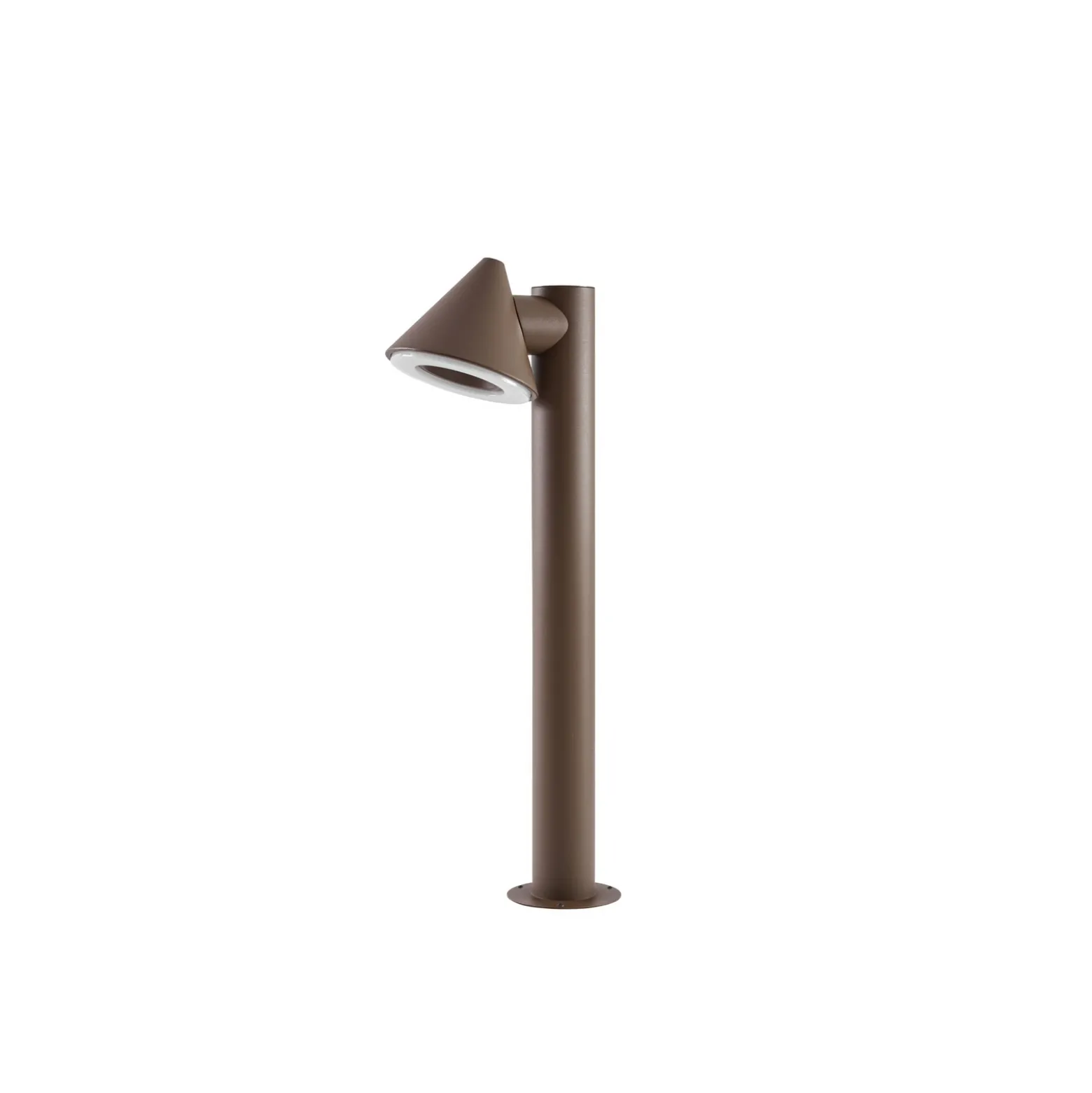 Bolardo luminoso LED de exterior Lindby Soran, marrón, 60 cm, metal, IP44
