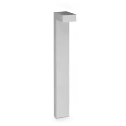Bolardo luminoso LED de exterior Sirio de IDEAL LUX, gris, altura 80 cm, metal