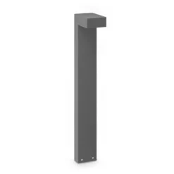 Bolardo luminoso LED de exterior Sirio de IDEAL LUX, color antracita, altura 80