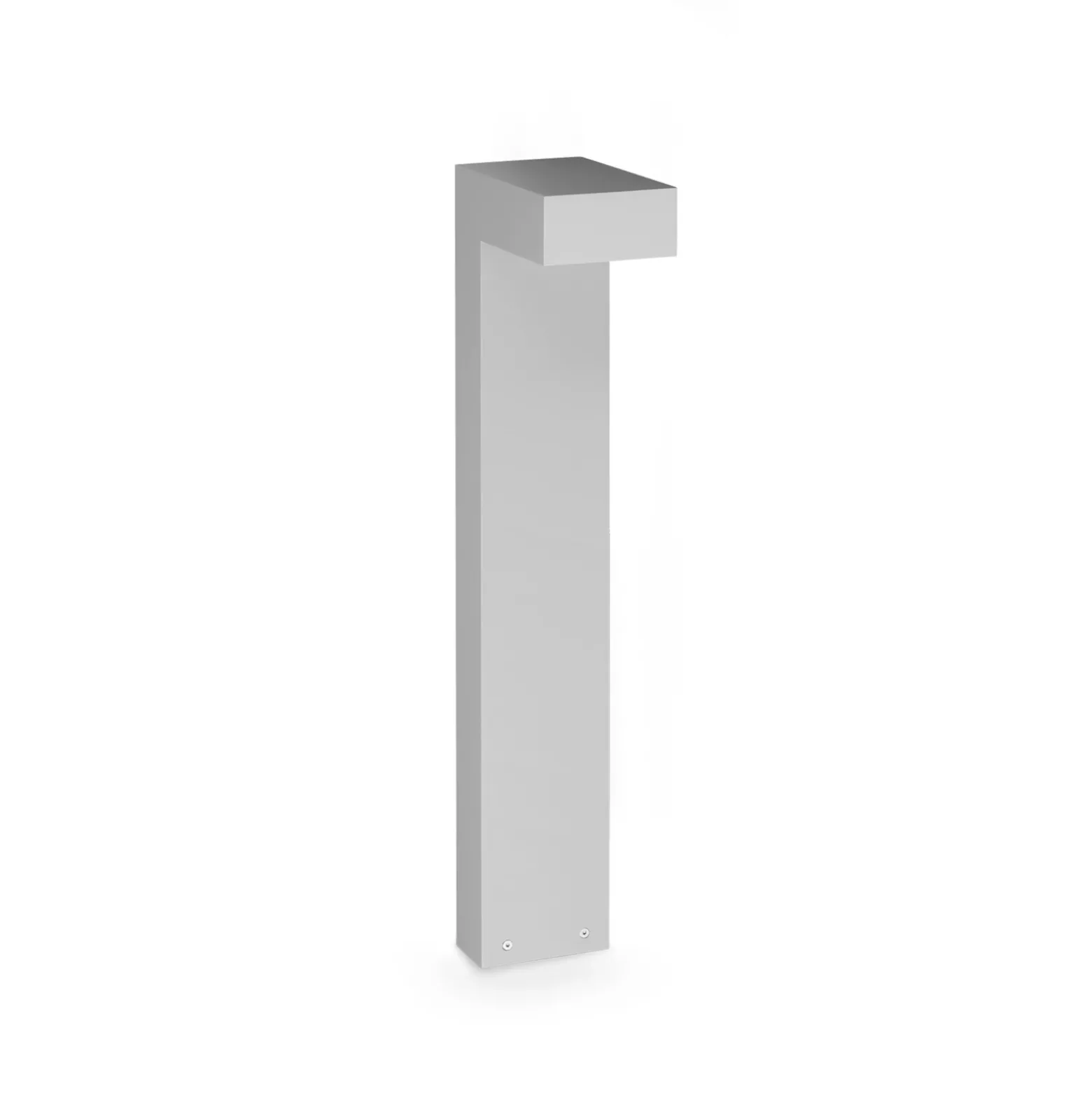 Bolardo luminoso LED de exterior Sirio de IDEAL LUX, gris, altura 60 cm, metal