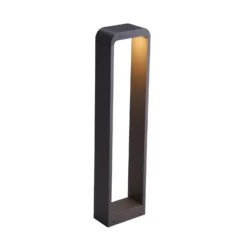 Bolardo luminoso LED Emima de Lindby, 80 cm, antracita, aluminio
