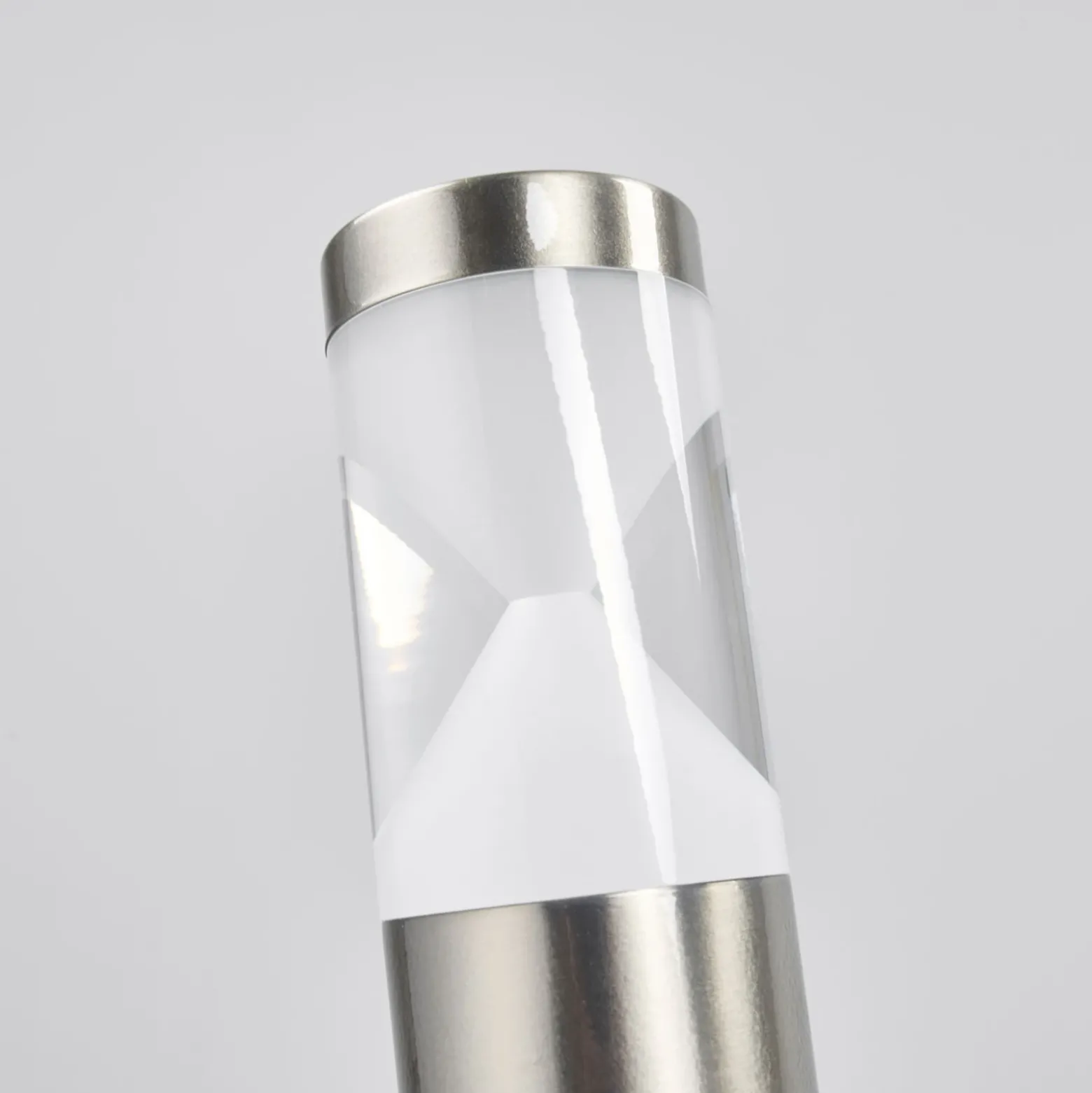Bolardo luminoso LED Fabrizio de Lindby, altura 56 cm, acero inoxidable