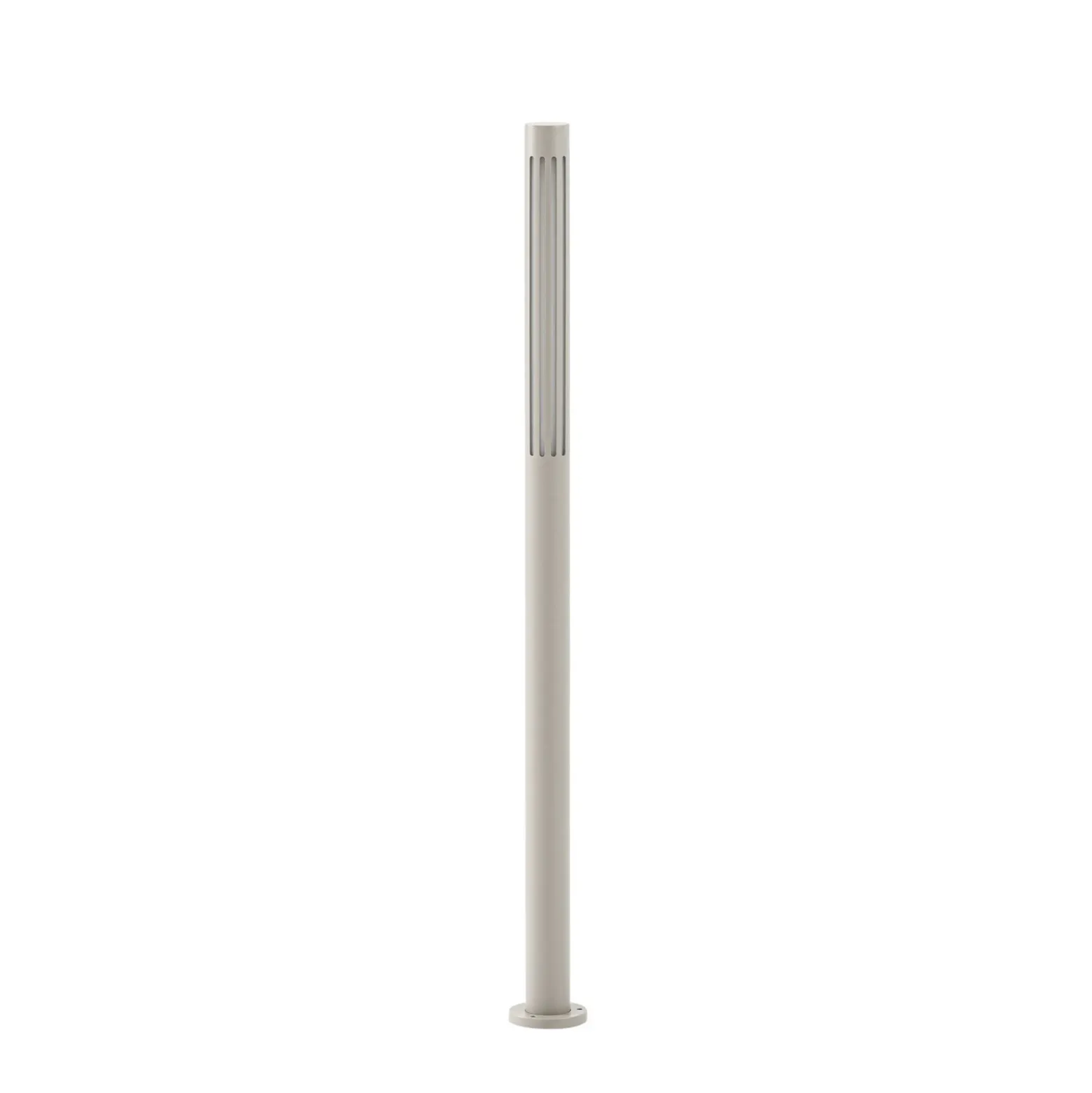 Bolardo luminoso LED Fjorya de Lindby, altura 90 cm, gris piedra, IP65